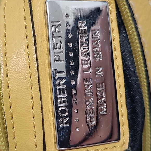 Robert Pietro Bag, Size 16" X 6" X 10", Golden Yellow - Picture 7 of 9
